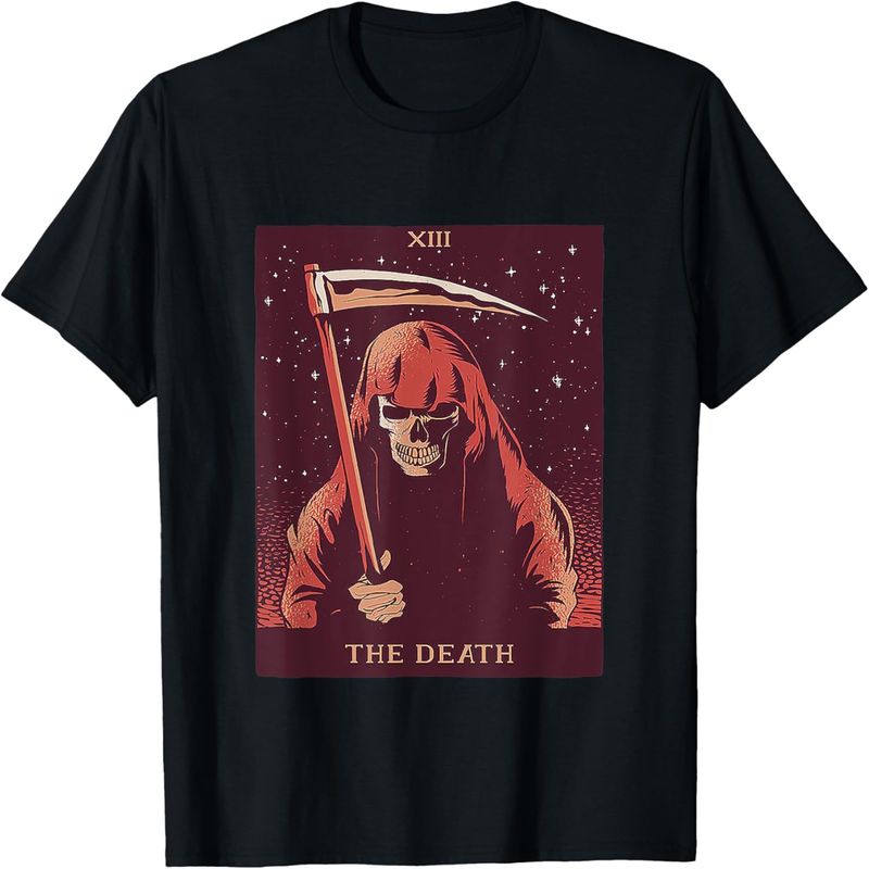 The Death Tarot Card T-Shirt._voghion.com