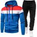 2024 Heren Sport Set Mode Casual Jas Lange Mouwen Broek Lente En Herfst Gesplitste Capuchon Garderobe Twee Stuks_voghion.com