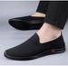 Casual Men's Single Shoes Cow Two-layer Leather Casual Lazy Loafers_voghion.com