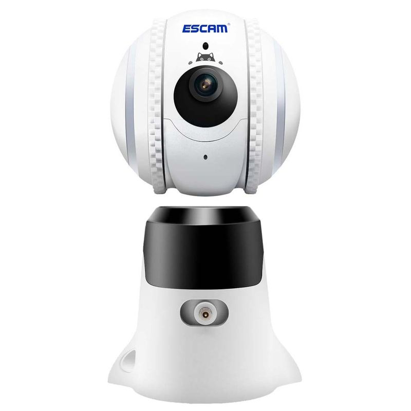 QF011 2MP Smart Pet Robot Camera met nachtzicht en APP-afstandsbediening (EU-stekker)_voghion.com