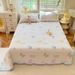 1 colcha con estampado de flores para cama individual/queen/king, de lujo, cómoda y agradable para la piel, para verano_voghion.com