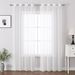 Transparente Voile-Vorhänge – halbtransparente Fenstervorhänge für Wohnzimmer und Schlafzimmer (lichtfilternd, weich fließend, verschiedene Größen und Farben, pflegeleicht)_voghion.com