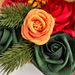 Weihnachtsgeschenke: Künstliche Weihnachtsblumen, DIY-Geschenkbox, Blumendekoration für Zuhause und draußen_voghion.com