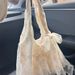 Korean Style Fresh Lace Flower Canvas For Women 2025 New Large Capacity Shoulder Tote Commuter Underarm Bag_voghion.com
