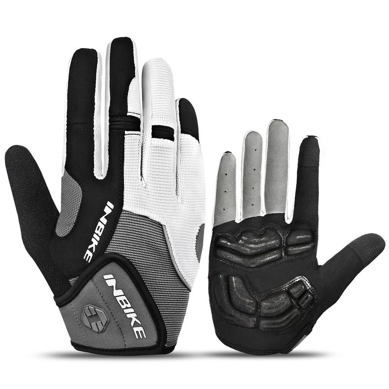 Guanti da ciclismo INBIKE Guanti sportivi da bicicletta a dita intere per uomo e donna Guanti MTB Touch Screen Fitness Arrampicata Accessori per bici_voghion.com