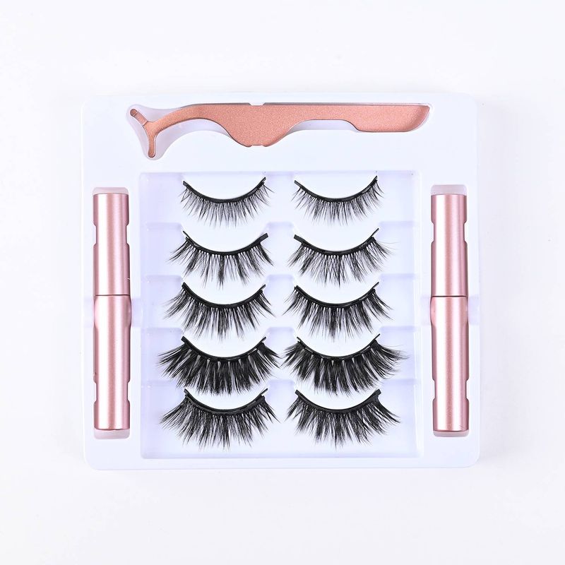 Influencer Magnet Eyelash Double Tube Magnetisches 5er Wimpernset_voghion.com