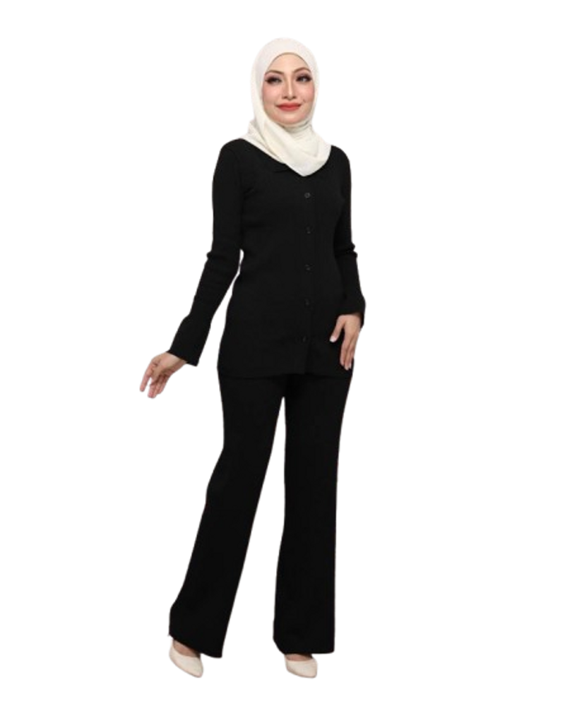 Ensemble deux pièces tricoté pour femme_voghion.com