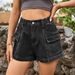 Women's Clothing Sexy Denim Overalls Shorts Hot Pants Trend_voghion.com