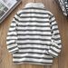 Polo a maniche lunghe per bambini - Classica maglia a righe in misto cotone con colletto - Casual ed elegante per bambini più grandi (8+ anni, 110-170 cm)_voghion.com