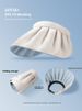 Sunscreen for women summer, UV resistant, empty top sunshade hat, sun hat with large eaves to cover the face, foldable_voghion.com