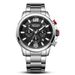 MEGIR Men's Stainless Steel Waterproof Quartz Watch With Luminous Hands, Date Window & Chronograph - Business Casual Style_voghion.com