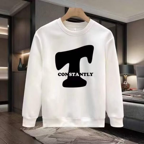 2023 new autumn winter 100% cotton wholesale high quality round neck men's sweatshirts_voghion.com