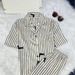 Women's Sleepwears Ice Silk Pajamas With High End Feel Summer Couple Pajamas_voghion.com