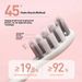Sonic Electric Toothbrush – 5 Modes, USB-C Rechargeable, 28,000 RPM, Ultra-Soft Bristles, 45dB Quiet, 30-Day Battery (White/Pink)_voghion.com