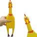 ToysMall 17 cm Giallo Urlante Pollo di Gomma Giocattolo Limitatore di Pressione Squeak Squeaker Regalo_voghion.com