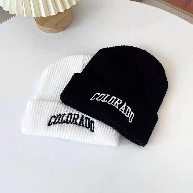Hat Men's Woolen Hat Winter Warm Windproof Knitted Hat Women's Fashion Big Head Waist Trendy Brand Pile Baotou Cold Hat_voghion.com