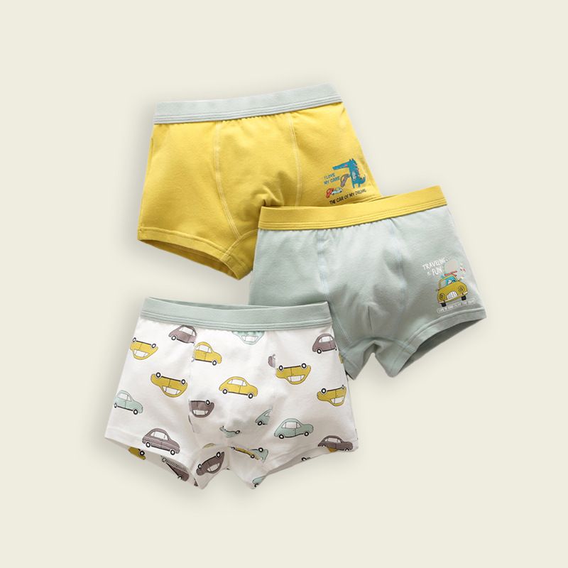 Mother & Kids Children's underwear boys Lycra cotton boxer briefs boys baby small and large children cartoon elastic boxer shorts wholesale_voghion.com
