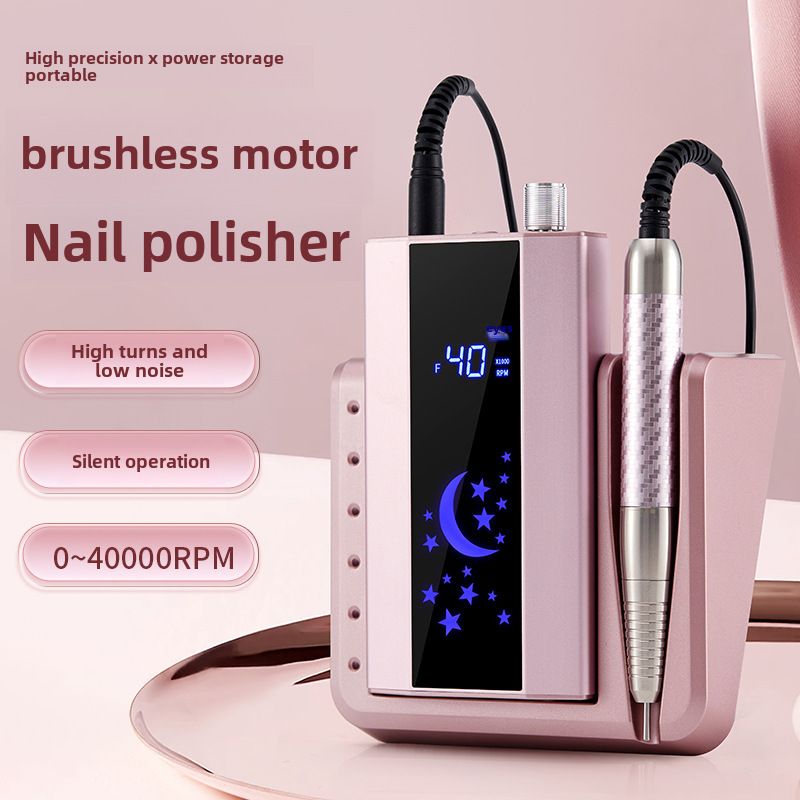 Electric Nail Drill Portable High Speed Nail Grinding Machine for Salon Use_voghion.com