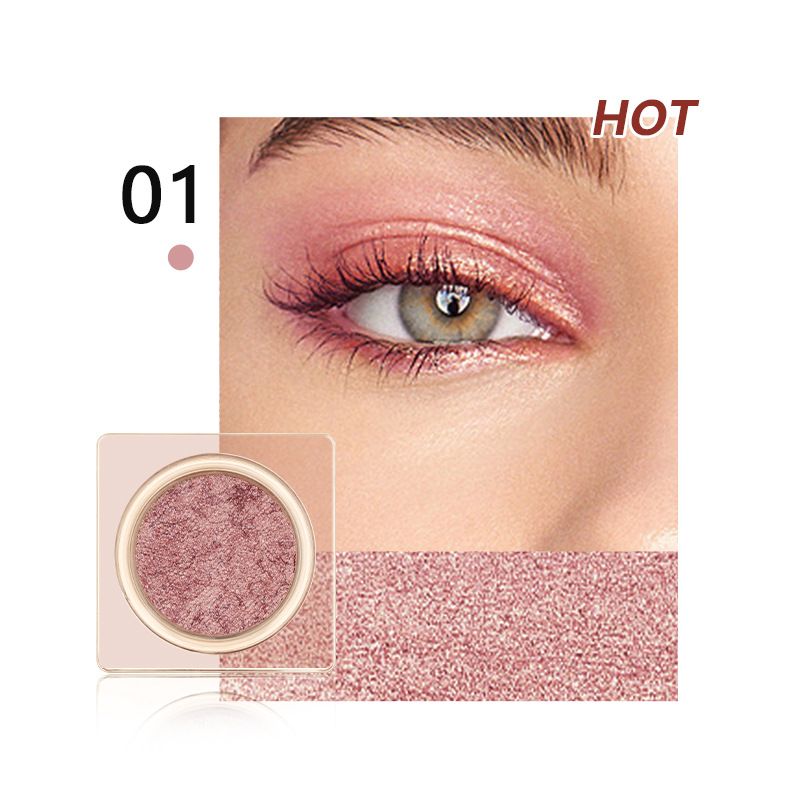 Monochrome high-gloss eyeshadow foreign trade matte pearl glitter beauty makeup 12 colors eyeshadow_voghion.com