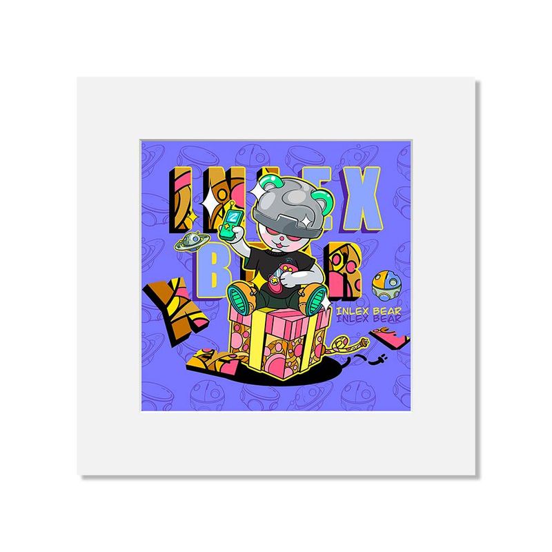 Playful Cartoon Digital Art Print - Original Funky Wall Decor, Perfect Gift For Kids & Adults_voghion.com