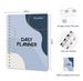 H&B A5 Spiral Notebook - 80 Sheets 100g Paper, Weekly Planner & To-Do List Journal, Blue Cover_voghion.com