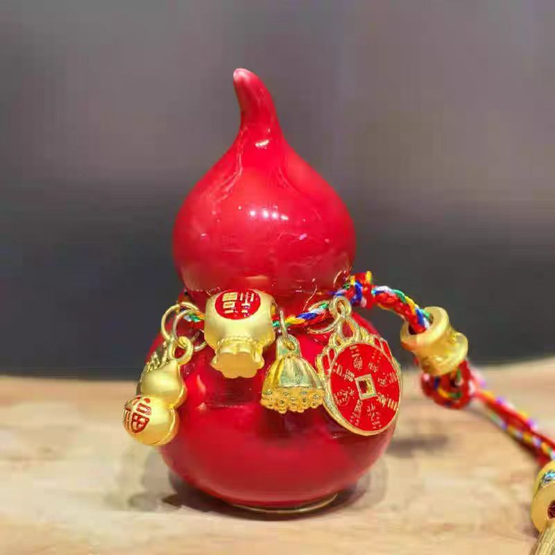 Charming Ceramic Gourd Ornaments Set, Crafted For Festive & Daily Decor_voghion.com