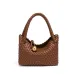 Woven Crossbody Women Simple Advanced Feeling Shoulder Handbag PU Material Hobo Bag_voghion.com