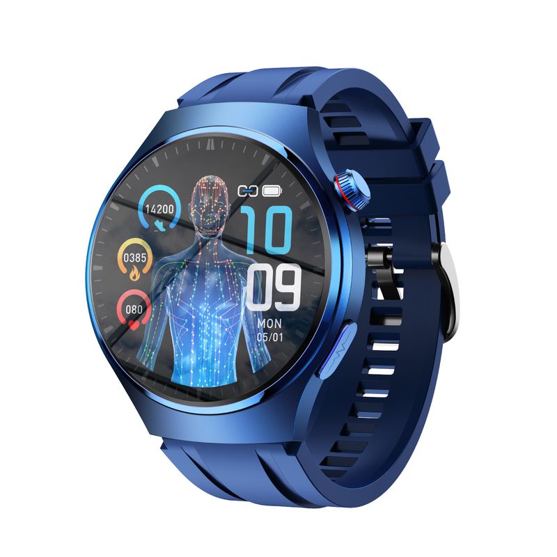 Cross Border Popular Huaqiangbei AMOLED Smart Electrocardiogram Blood Glucose and Temperature Monitoring Multifunctional Smartwatch S200_voghion.com