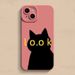 Look Black Cat Compatible IPhone 16 Pro Case 7 Plus/15 Pro/16 Cartoon 14 Plus Trendy X_voghion.com