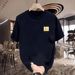 2025 Summer Loose Men And Women Pullover 100% Cotton Short Sleeve T-shirt_voghion.com