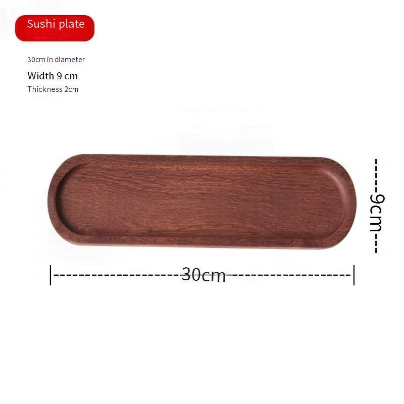 ​​Ebony Wood Cutting Board – Mini Chopping Board For Baby Food Fruits Bread & Pizza (Small Dorm Kitchen Board)​​_voghion.com