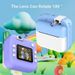 Kids Dual-Lens Instant Print Camera – 48MP HD Flip Screen With 2.0'' LCD, Includes Photo Paper & Strap (Pink/Blue/Green/Purple)_voghion.com