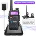 1/2 STÜCKE BaoFeng UV-5R 8W Tri-Power Walkie Talkie Hochleistungs-Dualband-Langstrecken-128-Kanal-tragbares Handheld UV 5R Ham Two_voghion.com