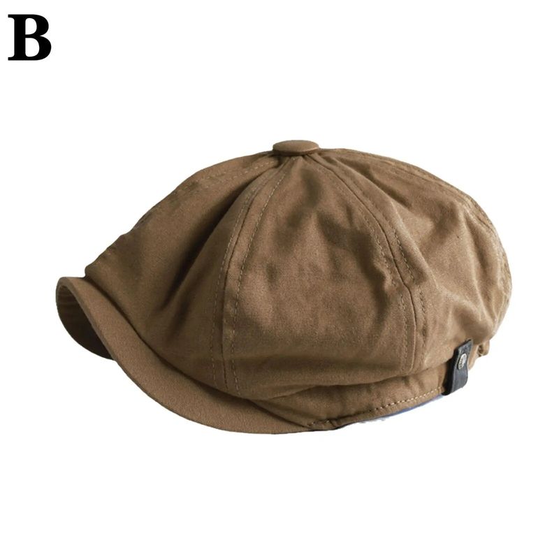 Hat British Style Men Cotton Dad Color Male Spring Autumn Vintage New Octagonal Flat Fashion Daily Casual_voghion.com