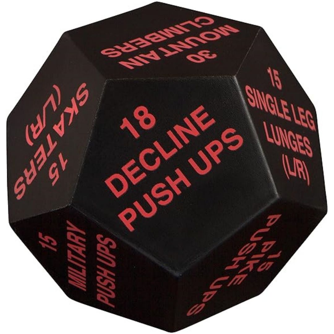 Dadi da fitness a 12 facce con palla in schiuma PU_voghion.com