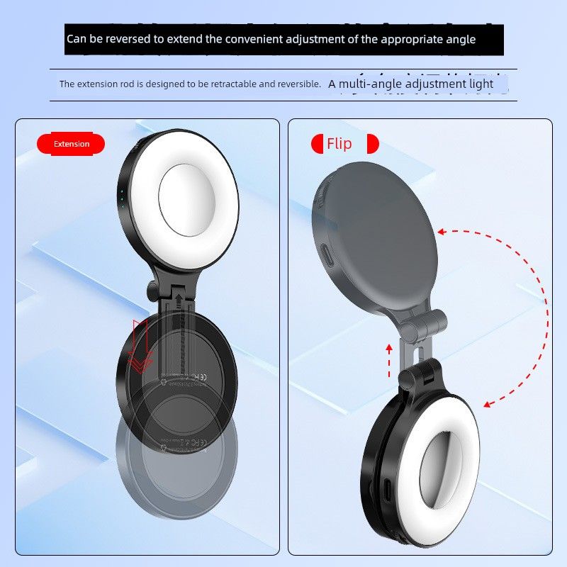 Magnetic Suction Mobile Phone Fill-in Light Suitable For IPhone Portable Handheld Selfie Lighting Handy Gadget_voghion.com