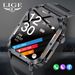 Men's Square Bluetooth Multi Function Sports Waterproof Music Weather Camera Watch_voghion.com