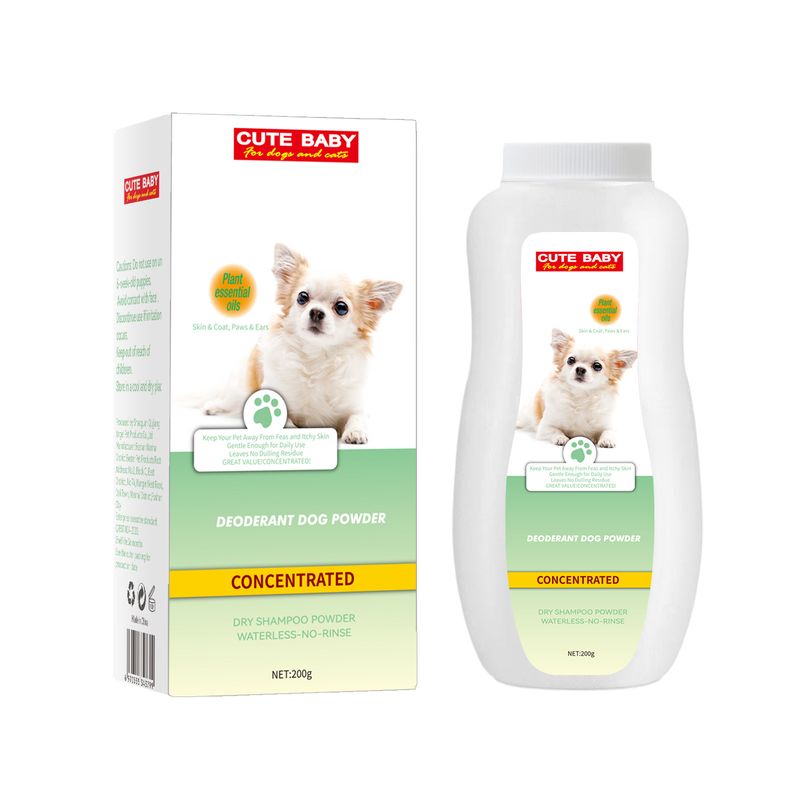 Bain moussant sans eau pour animaux : shampoing sec en poudre de qualité supérieure pour chats et chiens, bain moussant sans eau pour lapins et hamsters_voghion.com