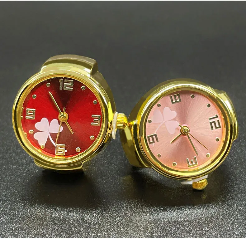 Montre à bague personnalisée pour hommes et femmes, mini montre à quartz pour couple, fabricants, vente en gros_voghion.com