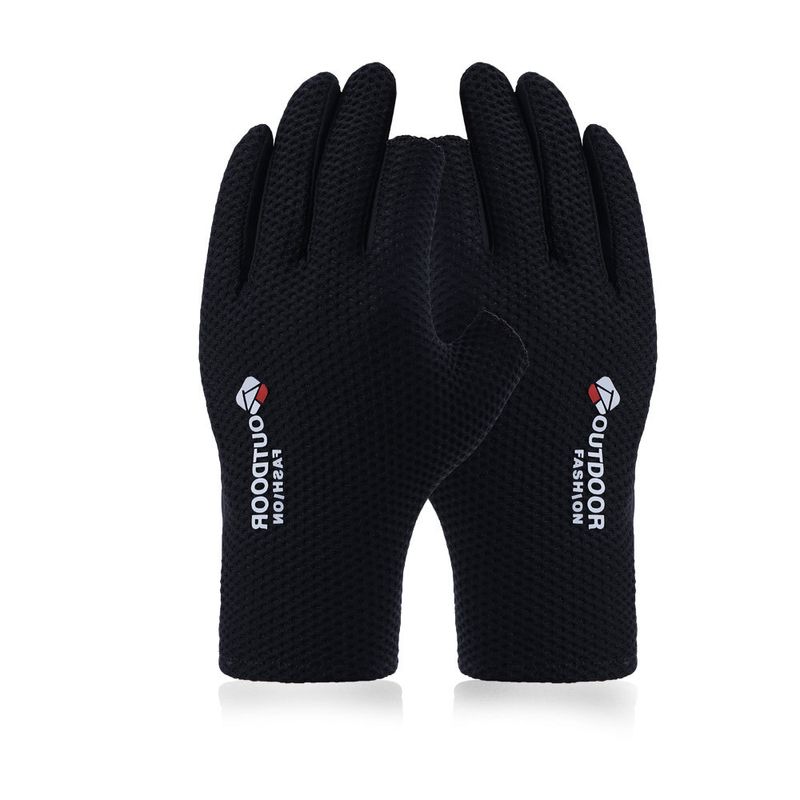 Sommer Neue Sonnencreme Radfahren Nylon Atmungsaktive Sport Im Freien Fahren Angeln Eis Seide Handschuhe Tau Zwei Finger Stil_voghion.com