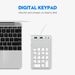 eys Tastierino numerico Tastierino numerico HUB USB 3.0 Tastiera digitale per contabilità Laptop PC desktop Numero ultra sottile_voghion.com