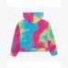 Herbst und Winter Neue personalisierte Street Trend Lamm Plüsch Lazy Style Loose Tie Dye Hoodie Herrenpullover_voghion.com