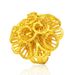 Rings gold-plated Dubai bridal open ring jewelry Nigerian women's flower ring spot wholesale_voghion.com