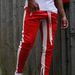 Pantaloni sportivi da uomo con cerniera e colori a contrasto_voghion.com