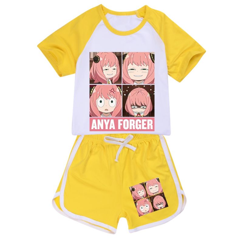 100-170 Summer T-shirt, shorts, sports set for boys and girls 2390_voghion.com