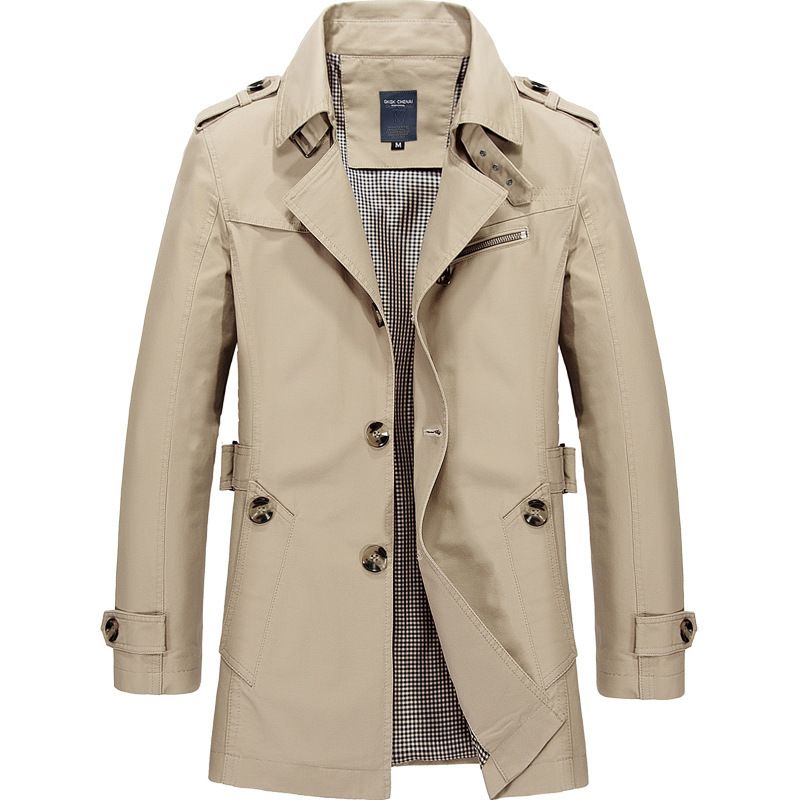 Winter Men's Windbreaker 2024 Autumn And Winter Pure Cotton Trend Sports Casual Washed Jacket For Men_voghion.com