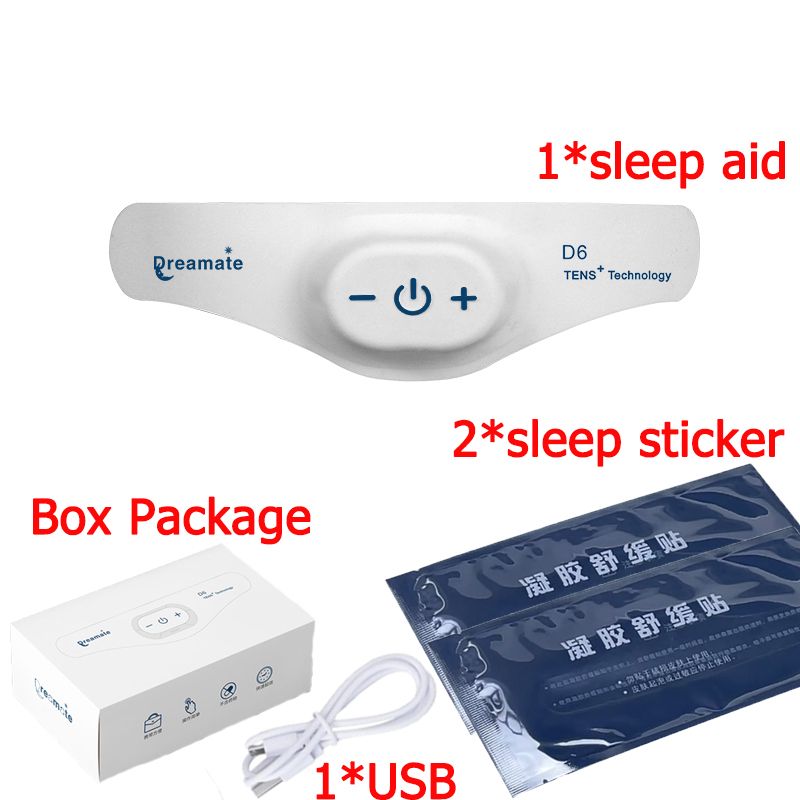 Intelligent Sleep Aid Device Microcurrent Pulse TENS Head Massage Physical Therapy Anti Insomnia Anxiety Depression Man_voghion.com
