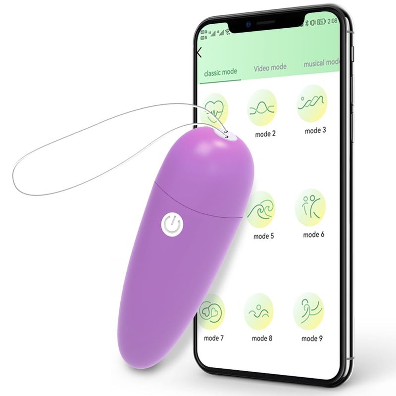 TLUDA Bullet Vibrator With APP Control For Women,Rechargeable Mini Vibrator For Woman_voghion.com