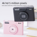 Hot Fashion Ximi Same Model 5000W Pixel CCD Selfie Studenten Reis Compacte Camera_voghion.com