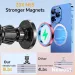 UYUXIO Dashboard Wireless Charger Adapter 15W Fast Charging Magnetic Car Phone Holder For IPhone 16 15 14 13 12_voghion.com